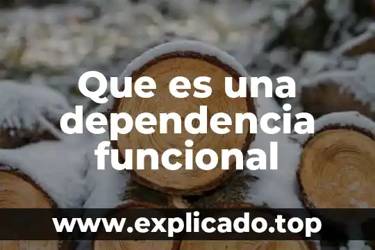 Que es dependencia celular 3 Que es una dependencia funcional