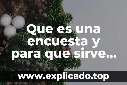 Que es la encuesta más importante del mundo sobre 4 Que es una encuesta y para que sirve anbitos educativos