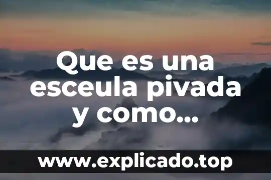 Qué es leasing y como funciona 7 Que es una esceula pivada y como funciona