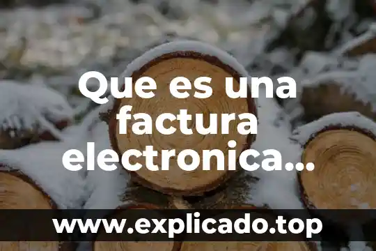 Que es una factura electronica y como se elabora 7 Que es una factura electronica para las personas fisicas