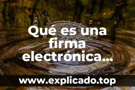 Que es la nube electronica ventajas 3 Qué es una firma electrónica para mail