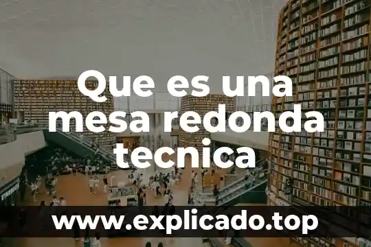 Pinza punta redonda que es 3 Que es una mesa redonda tecnica
