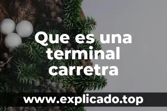 Que es una terminal de tren 8 Que es una terminal carretra