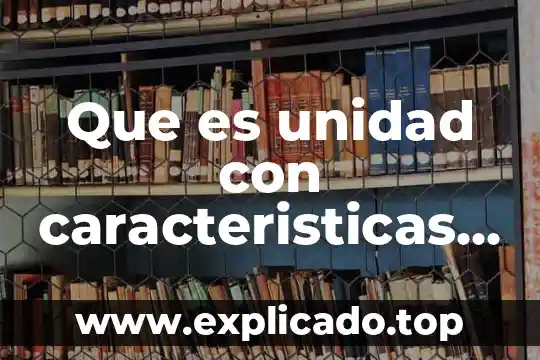 Que es una empresa de servicios especiales 3 Que es unidad con caracteristicas especiales