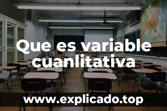 Que es una variable en probabilidad 4 Que es variable cuanlitativa