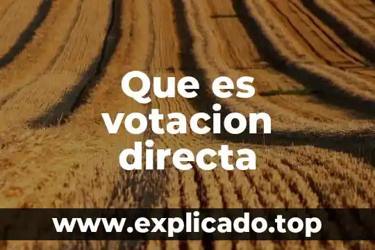 Que es la respiracion directa y el intercambio de gases 7 Que es votacion directa