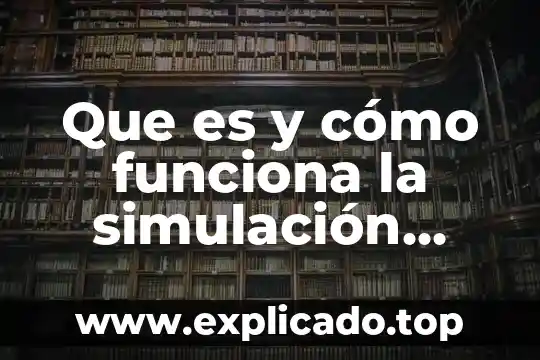Que es la definición de sistema en simulacion 7 Que es y cómo funciona la simulación montecarlo