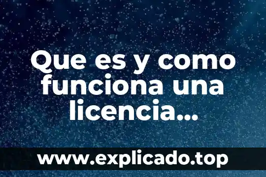 Que es un turbidimetro y como funciona 3 Que es y como funciona una licencia informatica