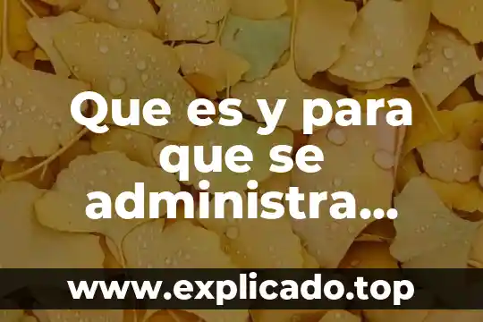Algo que es como un sueño 3 Que es y para que se administra alopurinol