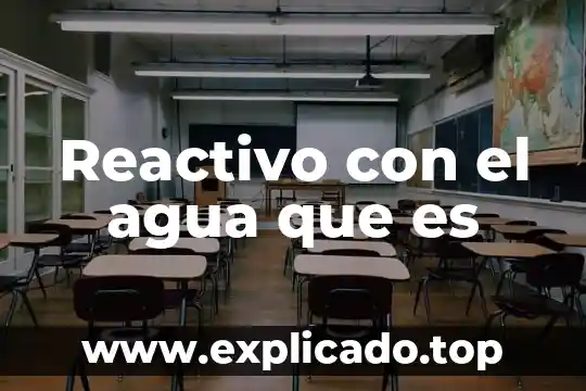 ¿Qué es el reactivo de Lugol y para qué sirve? 7 Reactivo con el agua que es
