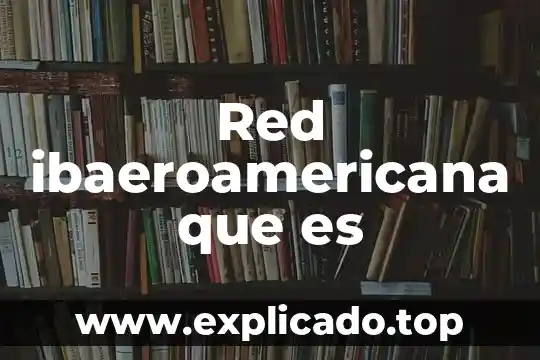 Que es la red de drenaje del suelo 5 Red ibaeroamericana que es