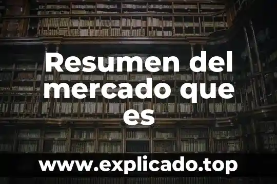 Que es la doctrina monroe resumen 7 Resumen del mercado que es