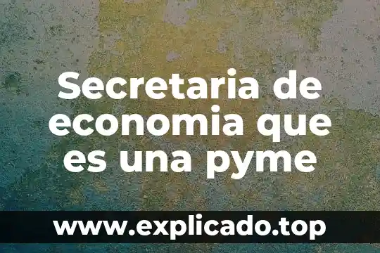 Qué es la Secretaría de Desarrollo Urbano y Ecología Sonora 6 Secretaria de economia que es una pyme