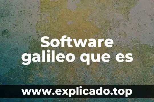 Qué es la caída libre de Galileo Galilei 3 Software galileo que es