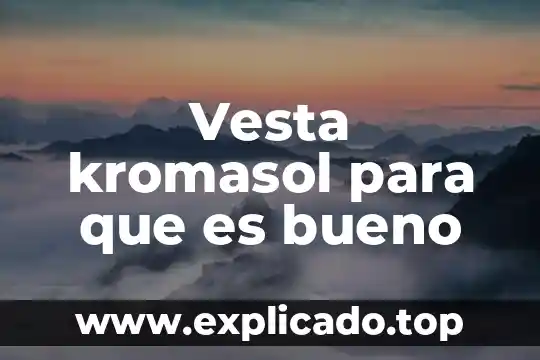 Proyecto web que es 3 Vesta kromasol para que es bueno