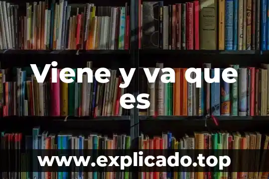 Que es lo que va en billiing information 6 Viene y va que es